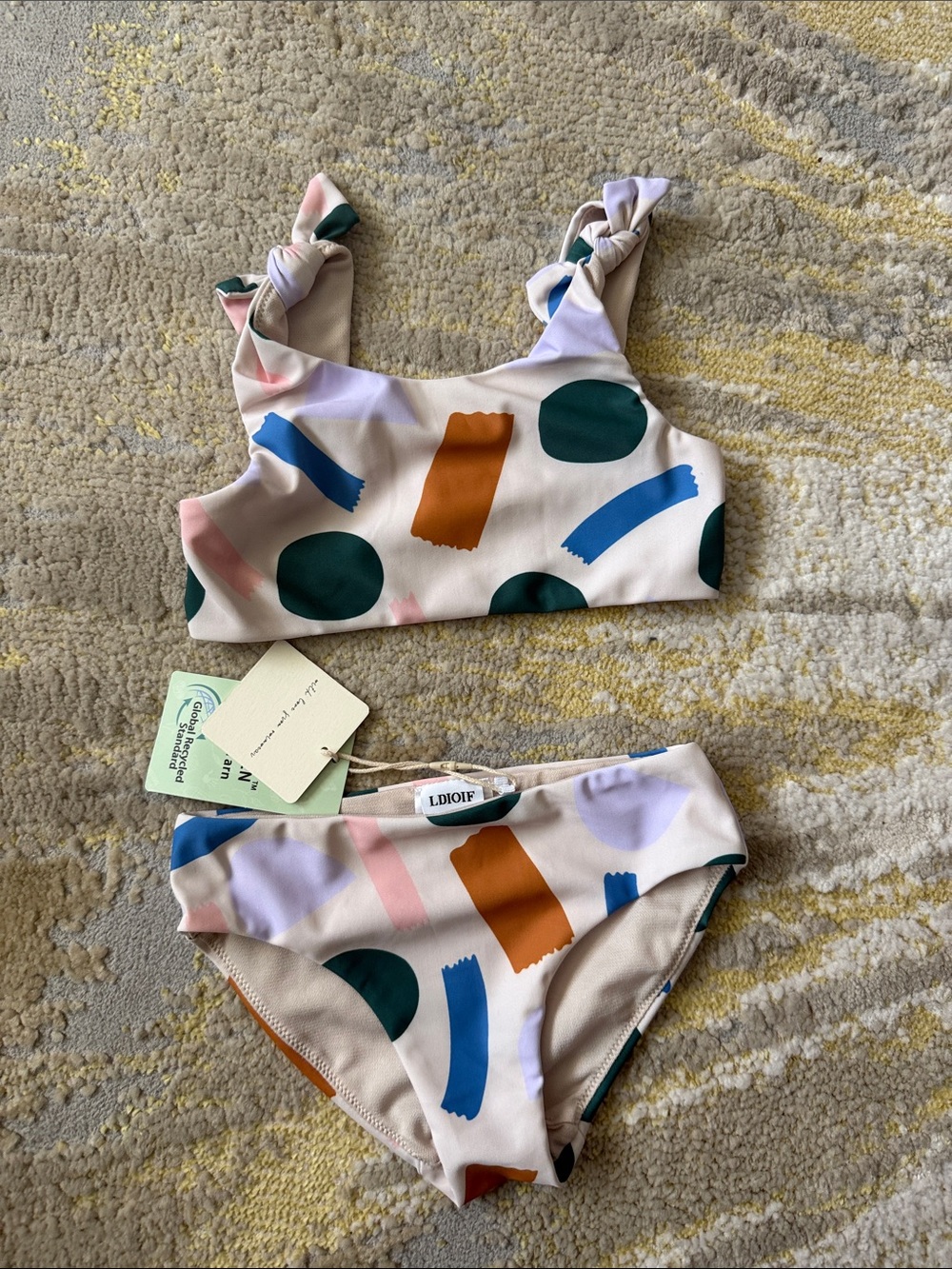 Kids Two-Piece Swim Trunks in Multi Color